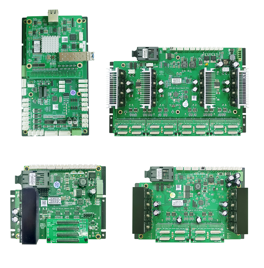 01紡織印染系統的板卡展示 01紡織印染系統的板卡展示